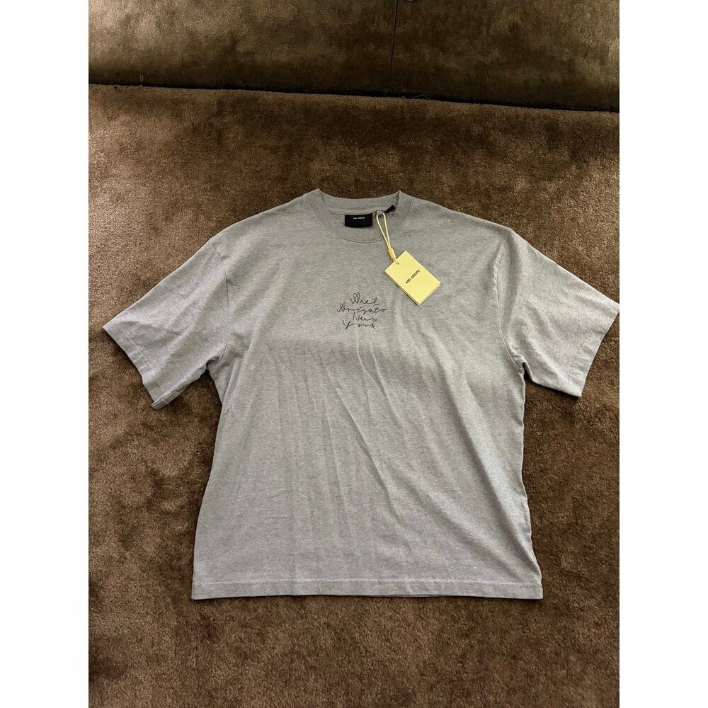 Axel Arigato New York City T Shirt (Grey Melange, Large) BRAND NEW WITH TAGS